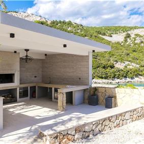Luxury 5 Bedroom Beachfront Villa near Dubrovnik, Sleeps 11-12